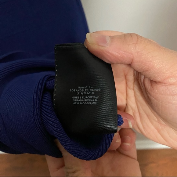 Guess Cocktail Dress Blue - Picture 8 of 10